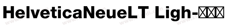HelveticaNeueLT Ligh字体转换